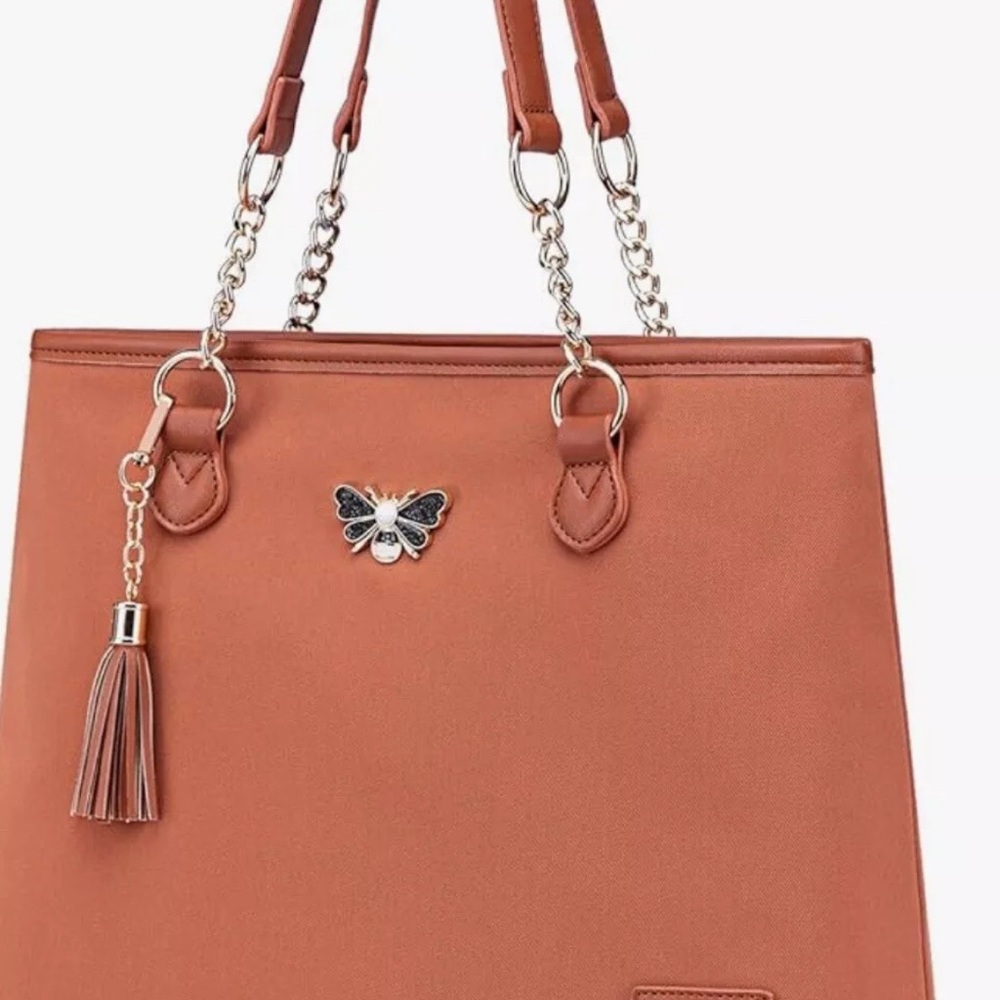 Sun Union Tote Bag for Women - Zipper Pockets,Compartments,Shoulder Handbag